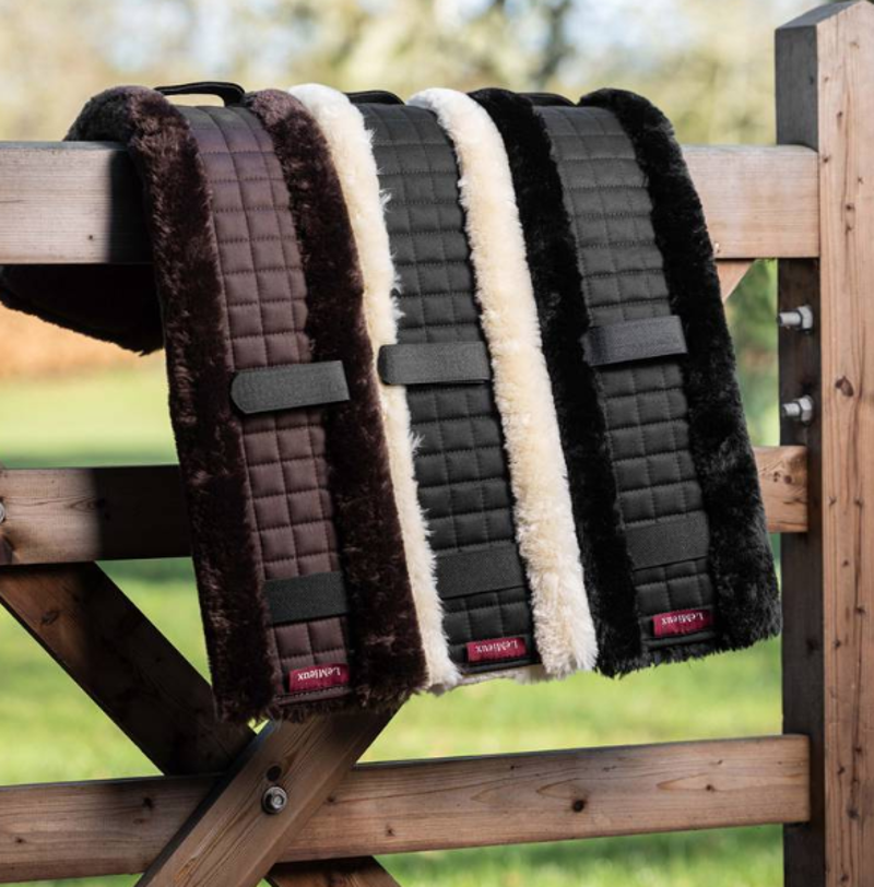 LeMieux Simuwool GP Girth Cover Black/Black-1